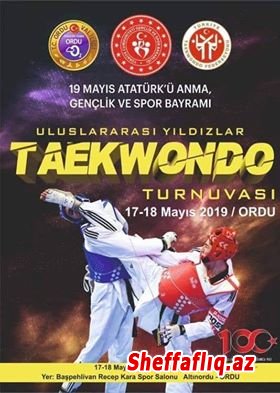 ATF verdiyi məlumata görə.Türkiyənin Ordu şəhərində taekvondo idman növü üzrə yeniyetmələr arasında beynəlxalq turnir keçiriləcək.