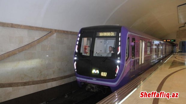 Bakı metrosunda daha iki qatar xəttə buraxıldı - FOTO