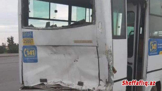 Bakıda iki avtobus və bir minik avtomobili toqquşdu, 7 nəfər... - FOTO (YENİLƏNDİ)