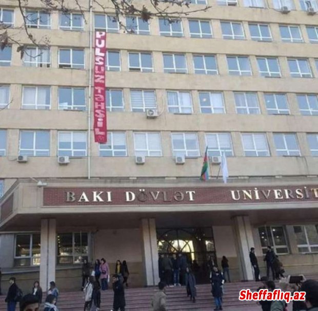 BDU-dakı etirazla bağlı AÇIQLAMA: Şüarı hazırlayan tələbələr,dərslərini davam etdirir BDU-dakı etirazla bağlı AÇIQLAMA: Şüarı hazırlayan tələbələr,dərslərini davam etdirir