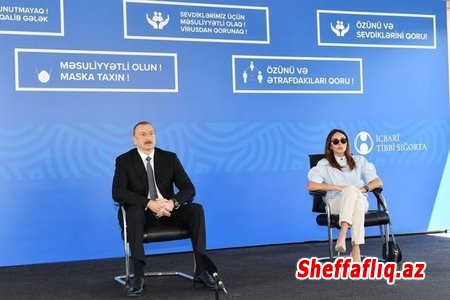 Prezident İlham Əliyev və Mehriban Əliyeva Bakıda modul tipli hospitalın açılışında