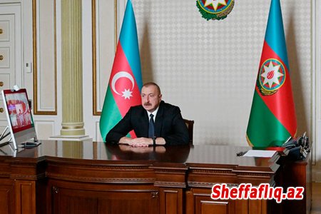 Prezident İlham Əliyev yeni naziri videoformatda qəbul etdi
