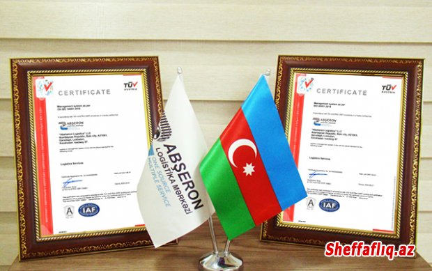Abşeron Logistika Mərkəzi ISO 45001 və ISO 14001 beynəlxalq sertifikatlarına layiq görüldü