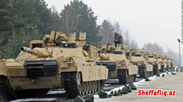 ABŞ tankları Belarus sərhədində