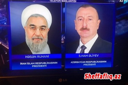 İran prezidenti Həsən Ruhani Azərbaycan Prezidentinə zəng etdi