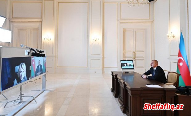 Azərbaycan Prezidenti İlham Əliyev "Sky News" televiziya kanalına müsahibə verib - FOTO
