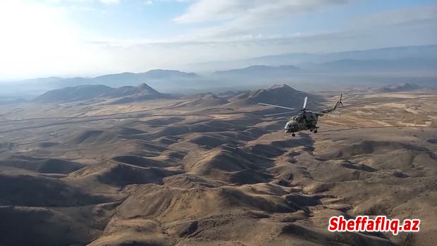Rusiya helikopterləri Qarabağda sülhməramlıları müşayiət etməyə başlayıb