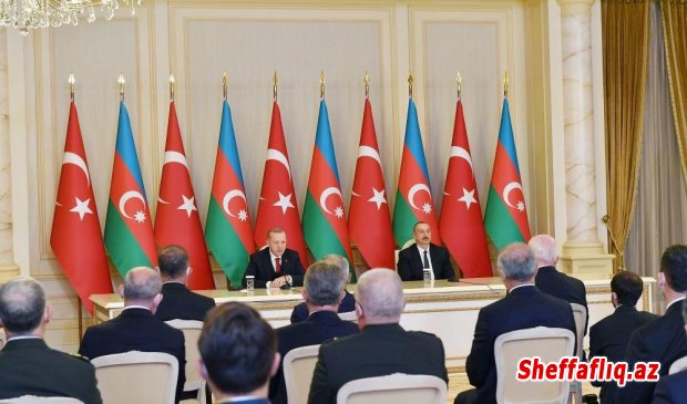 Azərbaycan Prezidenti: Bu gün əziz qardaşım Rəcəb Tayyib Ərdoğanın liderliyi sayəsində Türkiyə dünyada güc mərkəzinə çevrilib