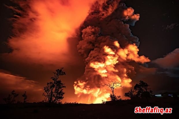 Dünyanın ən fəal vulkanlarından biri oyanıb - FOTO
