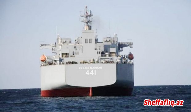 İran donanması tarixində ən böyük döyüş gəmisini nümayiş etdirib