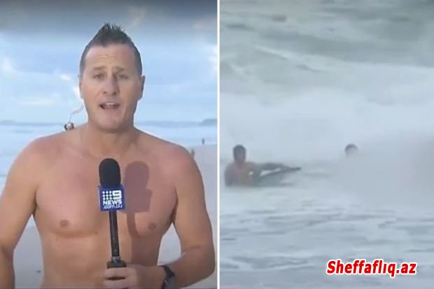 Avstraliyalı teleaparıcı canlı yayımda dənizdən meyit çıxardı