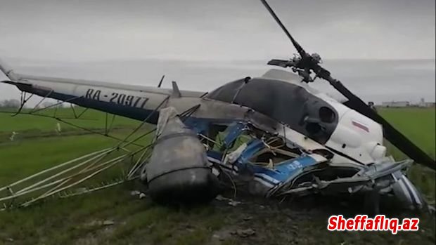 Rusiyada helikopter qəzaya uğrayıb: Ölən var
