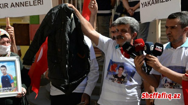 Dağda qaçırılan oğlunun paltosu HDP binasından çıxdı: HDP oğlumu götürdü