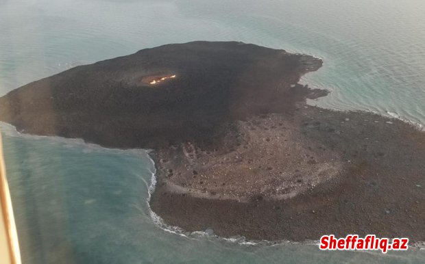 Nazirlik: Daşlı ada çoxdan mövcuddur və vulkan nəticəsində əmələ gəlib