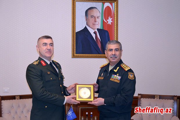 Zakir Həsənov NATO generalı ilə görüşüb - FOTO