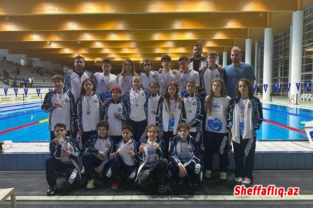 Azərbaycan üzgüçüləri Macarıstandakı beynəlxalq turnirdə 32 medal qazanıblar
