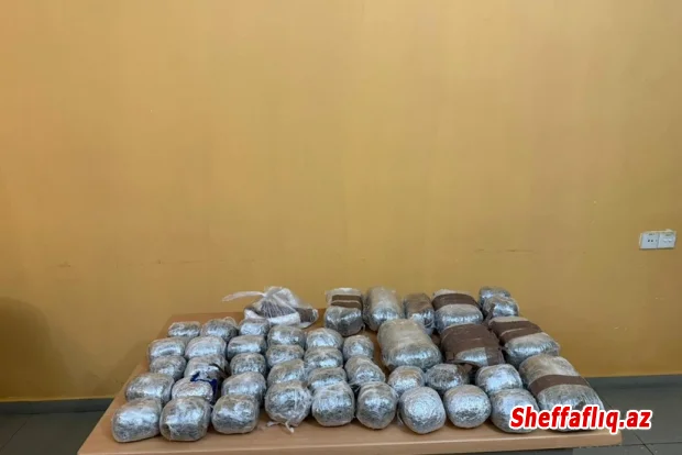 İrandan Azərbaycana 53 kq narkotik keçirilməsinin qarşısı alınıb