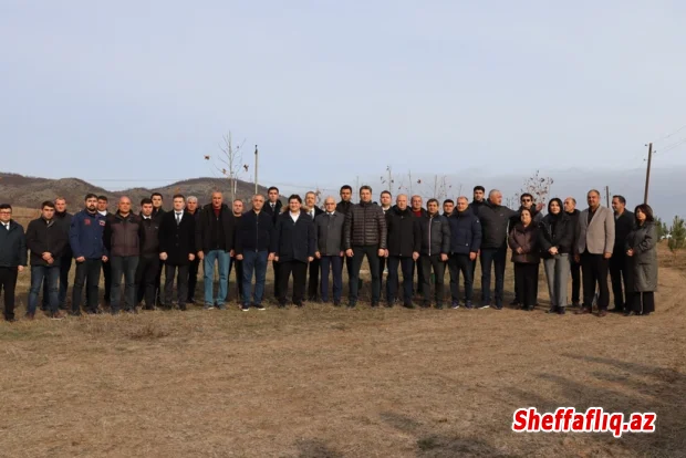 Xocalıda Heydər Əliyevin anım günü ilə əlaqədar ağacəkmə aksiyası keçirilib