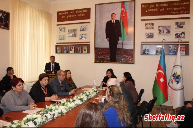 ADPU Şamaxıda AMEA-nın 80 illik yubiley tədbirində Prezident cənab İlham Əliyevin çıxışına həsr olunmuş konfrans keçirildi ADPU Şamaxıda AMEA-nın 80 illik yubiley tədbirində Prezident cənab İlham Əliyevin çıxışına həsr olunmuş konfrans keçirildi