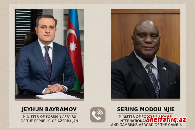 Ceyhun Bayramov qambiyalı həmkarını xarici işlər naziri vəzifəsinə təyinatı münasibətilə təbrik edib