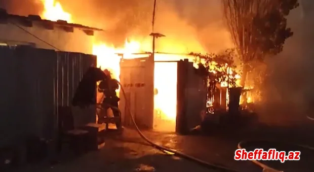 Bakıda tikilidə yanğın olub, 36 yaşlı kişinin meyiti aşkarlanıb