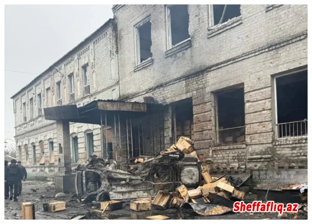 Pavloqradın azərbaycanlı polis rəisinin iş otağı dronla vurulub