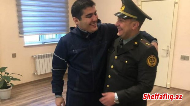 Mehman Hüseynov vurduğu deyilən leytenantla BARIŞDI - FOTO