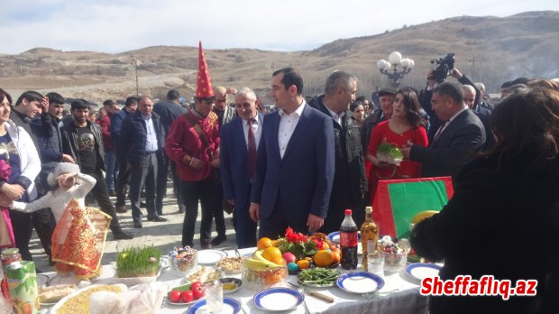 Şamaxı rayonunda novruz bayramı münasibəti ilə təntənəli bayram tədbiri keçirilib.-FOTO
