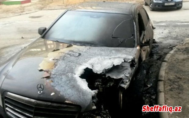 Zaqatalada “Mercedes” yandı