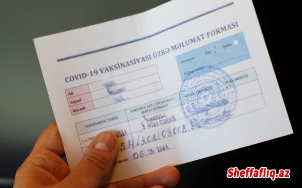 Şamaxıda qanunsuz COVID-19 pasportu satan şəxslərə cinayət işi açılıb