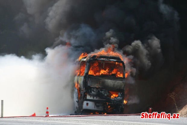 Bolqarıstanda avtobusda yanğın: 46 nəfər öldü