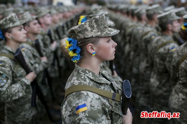 Ukraynada qadınlar hərbi qeydiyyata alınacaq