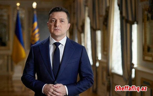 Ukrayna Prezidenti Vladimir Zelenski xalqa müraciət edib.