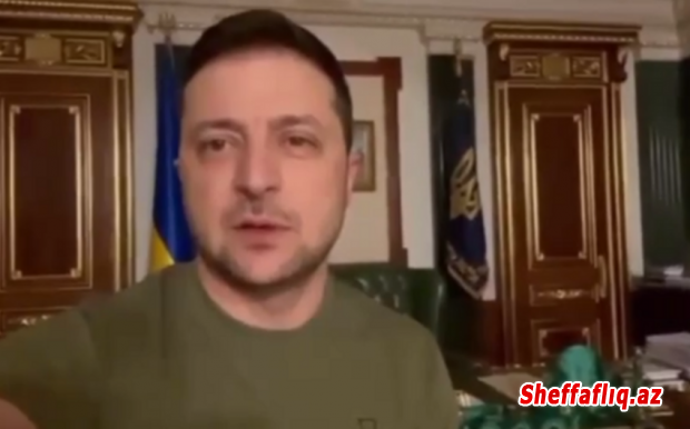 Ukrayna Prezidenti ölkəni tərk etməsi barədə xəbərləri təkzib edib - VİDEO