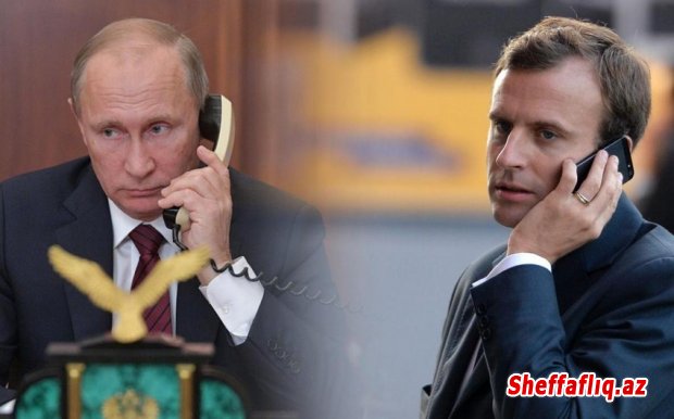 Putin Makronla telefonla danışıb