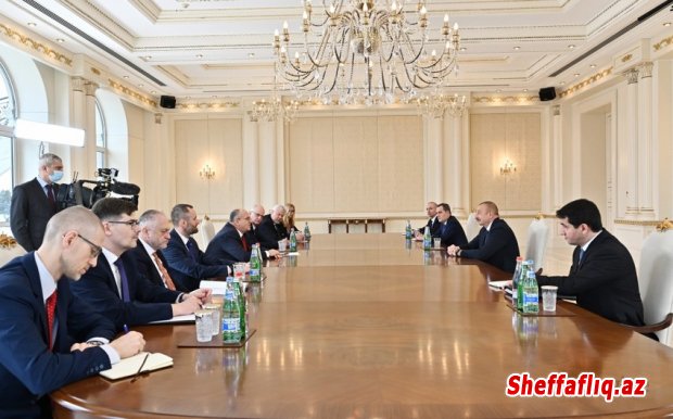 Prezident İlham Əliyev ATƏT sədrini qəbul edib