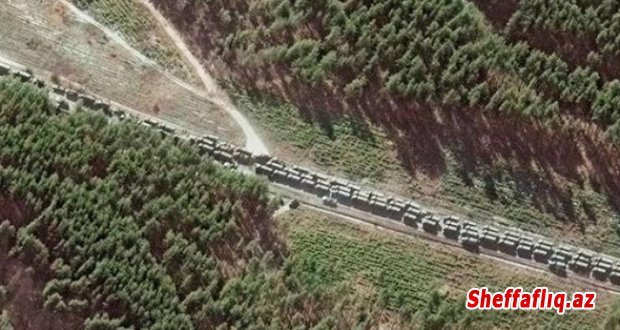 Xarkov istiqamətində Rusiyanın 12 kilometrlik hərbi karvanı hərəkət edir