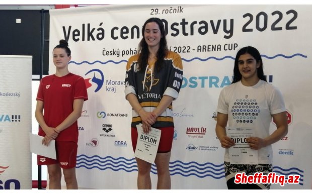Azərbaycan üzgüçüsü beynəlxalq turnirdə bürünc medal qazanıb