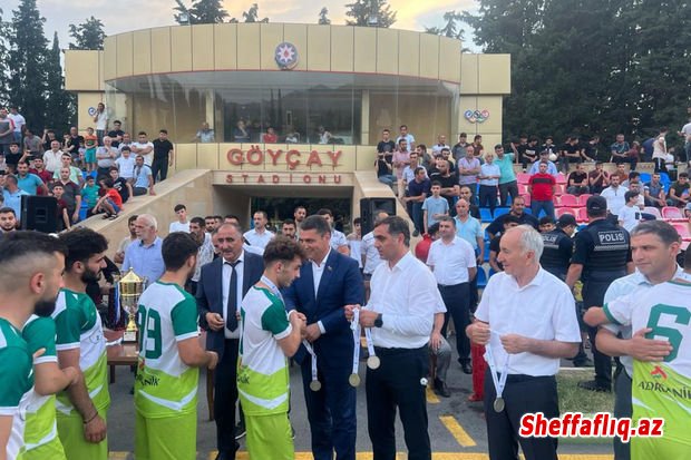 Göyçayda şəhidlərin xatirəsinə həsr olunan futbol turniri keçirilib