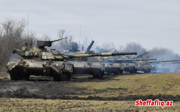 Ukrayna Baş Qərargahı: "Rusiya Donbasda 3 istiqamətdə hava hücumuna başlayıb"