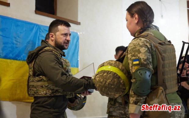 Ukrayna Prezidenti Volodimir Zelenski “Ukraynanın müdafiəsinə görə” medalını təsis edib.