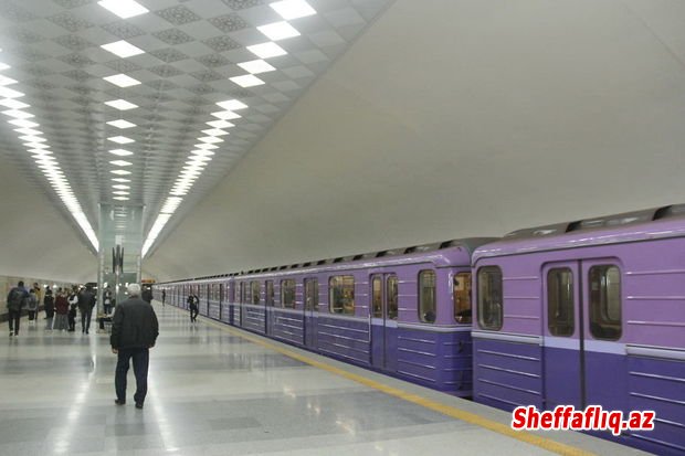 Bakı metrosunda yeddi vaqonluq qatarlar xəttə buraxılıb