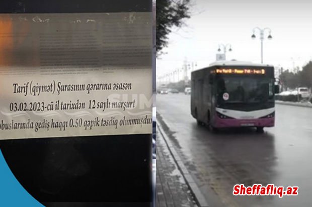 Sumqayıtda bəzi avtobuslarda gediş haqqı 20 qəpik qalxdı - Süni qiymət artıranlara