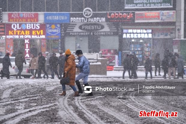 Sabah qar yağacaq, güclü külək əsəcək