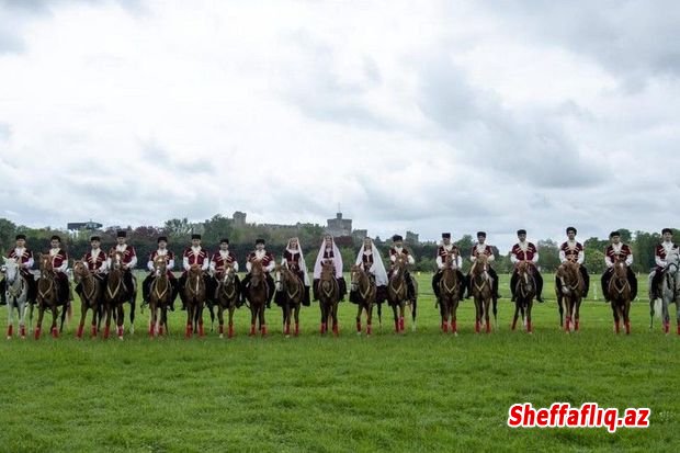 Qarabağ atları Britaniyada şouya qatılıb - FOTO/VİDEO