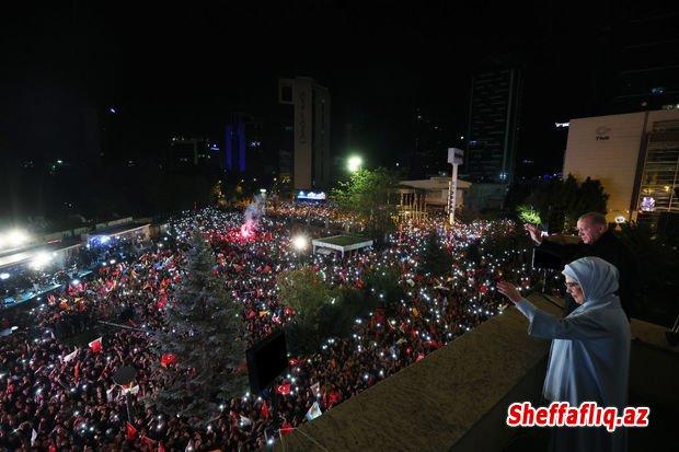 Ərdoğan: “Türkiyə Böyük Millət Məclisinə seçkilərdə Cümhur İttifaqı qalib gəlib” - YENİLƏNİB +FOTO/VİDEO