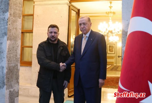 Türkiyə Prezidenti İstanbulda Volodimir Zelenski ilə görüşüb