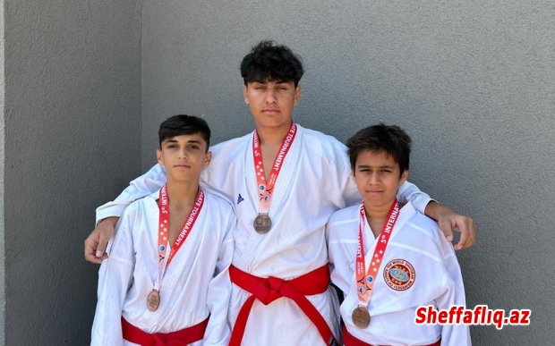 Azərbaycanın karate komandası Türkiyədə bürünc medal qazanıb