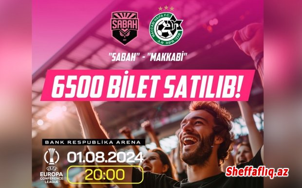 "Sabah" - "Makkabi" oyununa 6500 bilet satılıb