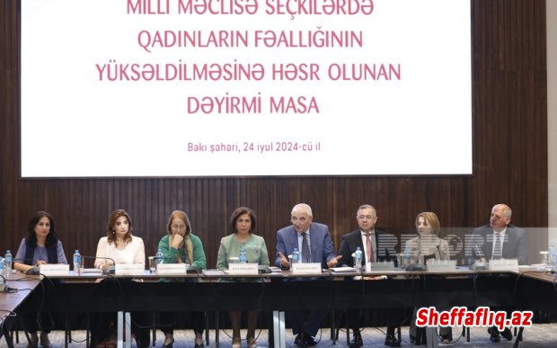 Qadınların seçkilərdə iştirakı məsələsi müzakirə edilib